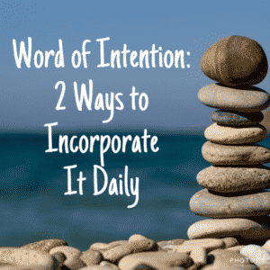 word of intention